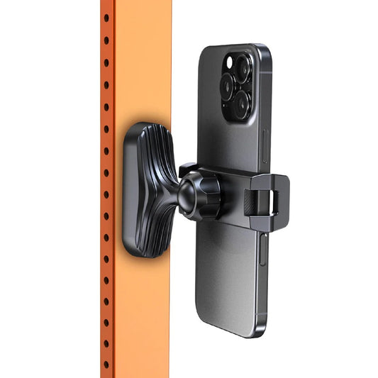 GymShy – Magnetischer Handyhalter am Gerät befestigt